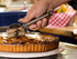 Roesle 12718 Stainless Steel Round-Handle Pizza Cutter Wheel, 7.9 in. with Thumb Leverage