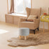 Round Padded Ottoman Foot Rest Stool - Versatile and Comfortable