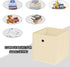 Foldable Storage Cubes Bins, 11 Inch Cloth Storage Box, Fabric Organizer Baskets with Dual Handles, Set of 3