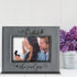 BELLA BUSTA Custom Wedding Proposal Keepsake - Engagement Leather Photo Frame (5x7 Horizontal)