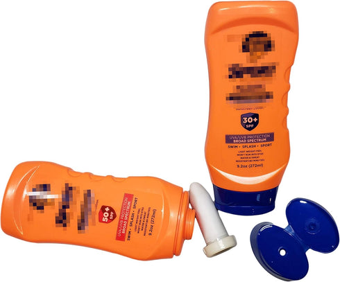 Hidden Orange Sunscreen Flask By Smuggle Mug | Dispenses Sunblock | Disguised