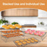 Cooling Rack for Baking 3 Tiers, 16" x 10" Stackable Nonstick Stainless Steel Wire Rack with Optimum Air Flow