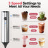 YARRAMATE Rechargeable Milk Frother with Stand, Coffee Frother Stirrer Wand, Handheld Drink Mixer with Stainless Steel