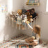 YKBU Stuffed Animals Hammock Corner Hanging Net Macrame Stuffed Animal Storage Plush Toy