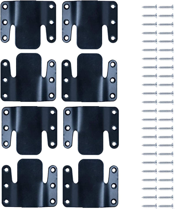 LazyMe Universal Sectional Sofa Interlocking Connectors, 4 Sets, 8 Pieces