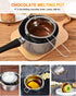 Stainless Steel Double Boiler Pot, 600ML for Melting Chocolate, Candy, and Candle Making (18/8 Steel)