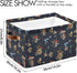 Storage Basket Bin, Mushroom Snail Organizer, Collapsible Shelf Basket with Handle for Nursery Bedroom Bathroom