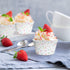 Candy White Cupcake Liners - Gifbera Standard Baking Cups, Odorless Greaseproof Paper Muffin Wrappers, Pack of 200.