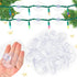 Christmas Light Suction Cups, Holiday String Hooks for Lights, 50 Pcs Suction Cup Clips for Decorations