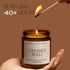 Sweet Water Decor Pumpkin Spice Candle | 9oz Amber Jar with Black Lid, Scented Candles of Pumpkin, Cloves, Buttercream,
