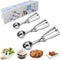 Ice Cream Scoop, 3Pcs Cookie Scoop Set, Stainless Steel with Trigger Release for Baking, Set of 3