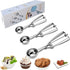 Ice Cream Scoop, 3Pcs Cookie Scoop Set, Stainless Steel with Trigger Release for Baking, Set of 3