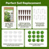 12-Pod 7 Pack Gourmet Herb Seed Kit Compatible with All Hydroponics, Varieties - Basil, Parsley, Thyme, Mint, Cilantro