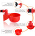 Yrangee 24 Pack, Chicken Water Cups, Chicken Waterer DIY Chicken Water Feeder for Poultry Gravity Filling Automatic