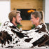 40x50 Inches Cow Print Baby Blanket for Kids, Ultra-Soft Warm Cute Toddler Crib Blanket for Nursery Stroller Car Bed