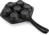 WUWEOT Nonstick Aebleskiver Pan, Cast Iron Takoyaki Griddle for Making Pancake Balls, Poffertjes, and Thai Kanom Krok