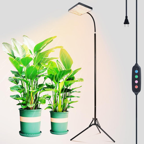 2026 Grow Light with Upgrade Stable Stand, Bright Grow Lights for Indoor