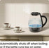 Chefman 1L Electric Tea Kettle with LED Lights, Automatic Shut Off, Removable Lid, Boil-Dry Protection, Electric