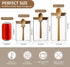 15 oz/450 ml Glass Storage Canister with Airtight Lid - Cute Decorative Container Jar with Wooden Spoon for Coffee,