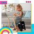 13 inch 2 Pack 300 LBS, Delxo Folding Step Stool, Non-Slip Foldable Stools Up to Step Stool with Handle, Lightweight