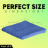 8 Pack 12 12 Inches Elaine Karen Multicolored Body Wash Cloths Cotton Washcloths Cotton wash Cloths for Showering, Face