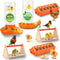 ATHCOHT Chicken Feeder and Waterer Set,Automatic 1L Chick Feeder and Waterer with 2