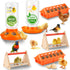 ATHCOHT Chicken Feeder and Waterer Set,Automatic 1L Chick Feeder and Waterer with 2