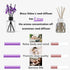 Reed Diffuser, Binca Vidou Lavender Reed Oil Diffusers Set, 2.7oz (80ml) for Office Decor