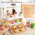 Joeabor 6 Pack Fake Cupcakes, Artificial Cupcakes for Display, Realistic Fake Food Faux Cake Dcor, Artificial Food