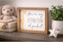 Collins Wood Framed Box Sign for Kids Decor Baby Room Child's Decoration (Giraffe Perfect) Medium