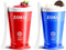 ZOKU Original Slush and Shake Maker, Red/Blue 2 Pack for Quick Frozen Slushies, Smoothies, and Milkshakes