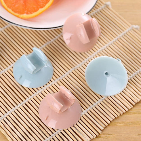 YARDWE 4Pcs Rice Cooker Spoon Holder, Blue, Suction Rack Spoon Storage Stand for Rice Maker Cooker
