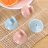 YARDWE 4Pcs Rice Cooker Spoon Holder, Blue, Suction Rack Spoon Storage Stand for Rice Maker Cooker