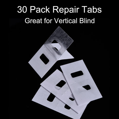 TOODOO Vertical Blind Repair Tabs, Vertical Blind Vane Saver, Clear, 30