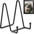 TR-LIFE Plate Stands for Display - 4.5 Inch Plate Holder Display Stand + Metal Frame Holder Stand for Picture,