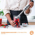 MasterChef Handheld Immersion Blender, 400W Stainless Steel Emulsifier with Chopper Attachment & Measuring Jug for Baby