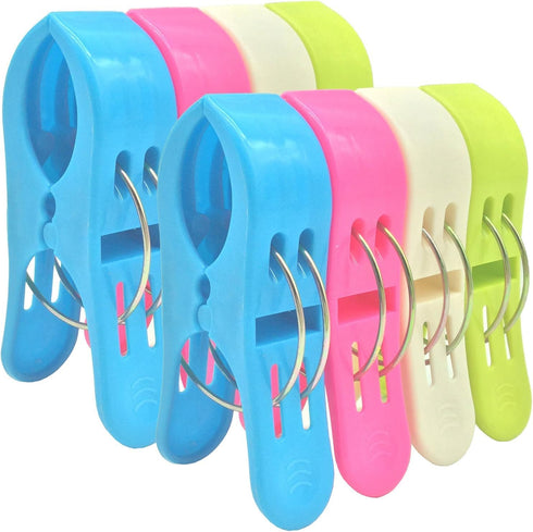 Beach Towel Clips, Plastic Towel Holder Clips for Chairs, Keep Towels from Blowing Away