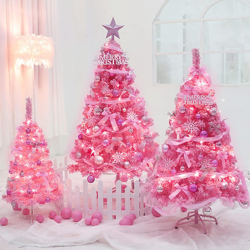 Christmas Pink Mini String Lights, 100 Count 25 Feet Waterproof Fairy Lights for Indoor Outdoor Decoration