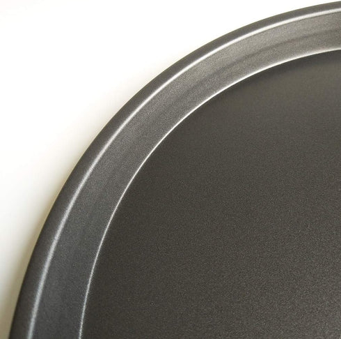 Carbon Steel Non-stick Round Deep Dish Pizza Pan, 10 inch Oven Tray for Homemade Pizza Baking