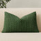UGASA Lumbar Throw Pillow Covers Pack of 1 Super Soft Boho Corduroy