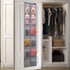 Behind Door Hanging Kids Shoes Organizer, Closet Shoe Rack with 12 Mesh Pockets (12 Pockets)