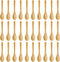 jiebor 30Pcs Mini Small Wooden Spoons Tiny Wood Spoons Bulk for Tea Coffee
