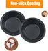 5Inch Mini Pie Pans, Pie Plates for Baking, 7.8Oz Round Bakeware Set for Baking Pies, Cakes, Tarts, Desserts - Black by Gurlideo