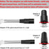 TunaMax Extractor Tool Hand Wand, Clear Head for Upholstery & Carpet Cleaning, Car Detailing Vacuum Wand