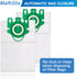 Type U 3D Airclean Vacuum Bags, 12 Packs Compatible for Miele S7000-S7999 Upright and Dynamic U1 Series