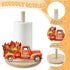 APUDWN 10 Countertop Summer 4th Interchangeable Paper Towel Holder Seasonal Freestanding Bamboo Paper Towel Holder