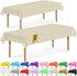 DecorRack 2 Rectangular Tablecloths, BPA-Free Plastic, 54 x 108 inch for Parties, Picnic, Camping, Ivory (2 Pack)