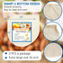 Huppar 3 Pack 16"x16" 100% Nut Milk Bag for Straining, Unbleached Cotton Cloth, Reusable Cheesecloth, Strainer