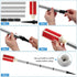 4 Macarrie Pcs Solar Powered Driveway Markers Reflective Lights Driveway Reflectors on Poles for Snow Road Outdoor Yard