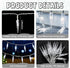 Indoor20ft 40 GRADESIN Christmas Icicle Lights LED Icicle String Lights Battery Operated Powered Christmas Lights